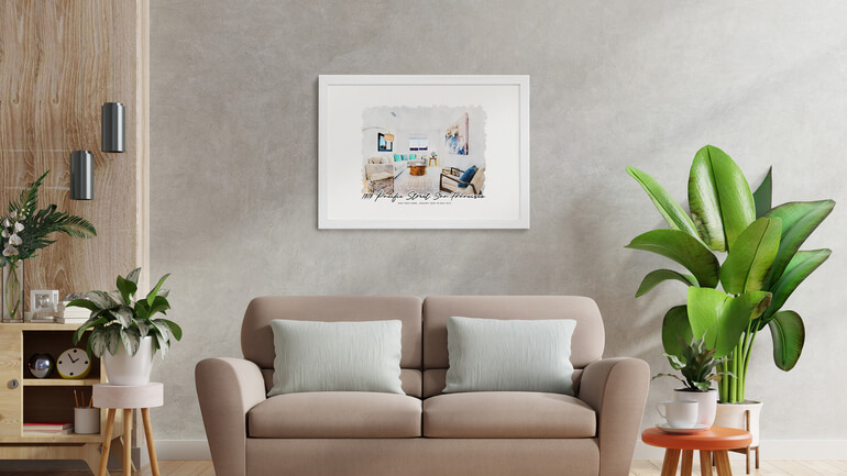 Custom House Portrait by AgentUp