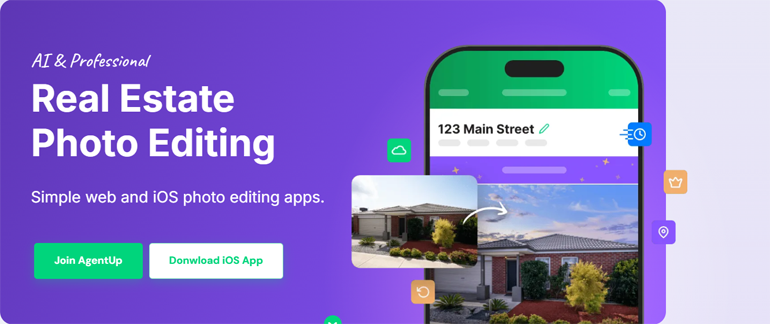 AgentUp AI Real Estate Photo Editing