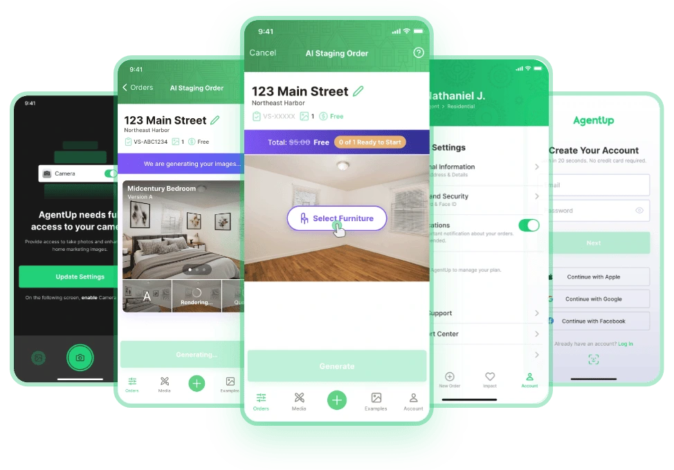 AgentUp’s AI Virtual Staging App
