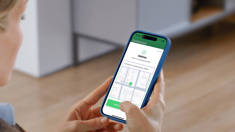 Type in the Property Address & Upload Your Photos to the App