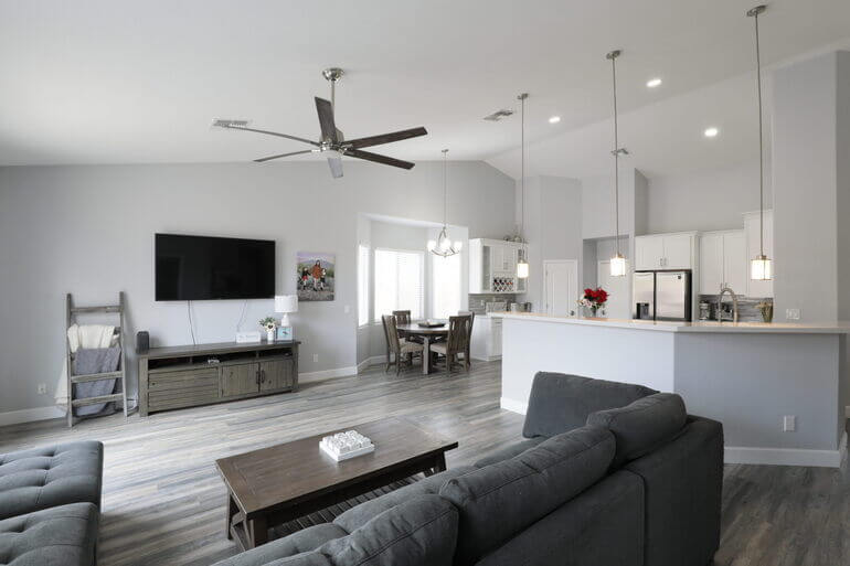 Image with personal items on the wall