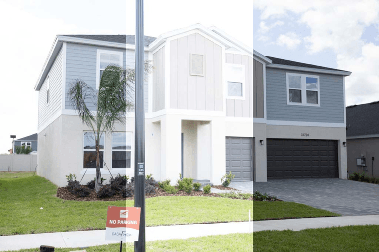 uneven lighting and obstructive foreground elements, like utility poles