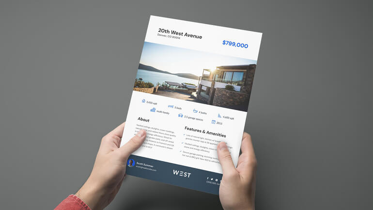 Real Estate Flyers by AgentUp