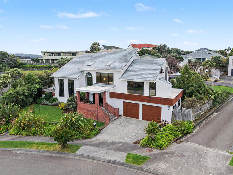 Before and after AI real estate photo editing showing enhanced brightness, color, and property details.