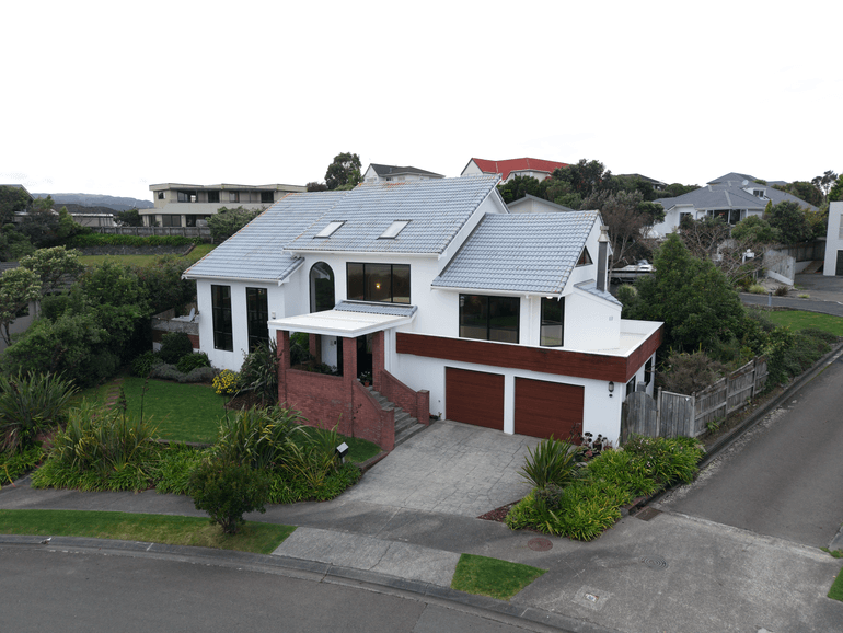 Before and after AI real estate photo editing showing enhanced brightness, color, and property details.