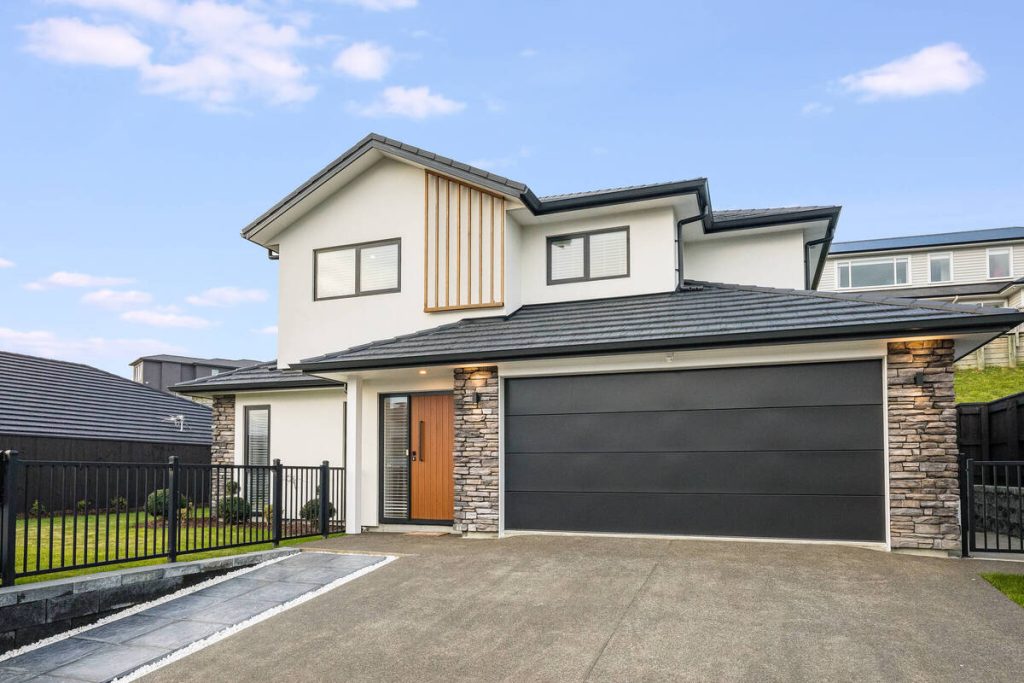Exterior after AI photo editing for real estate.