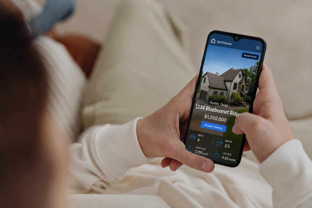 Build a real estate website with a mobile-friendly property page